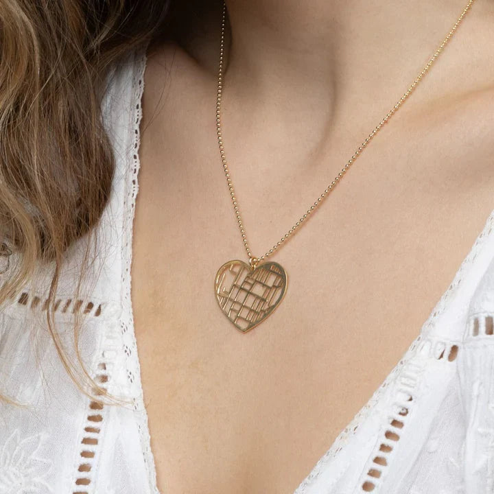 Collier personnalisé avec carte