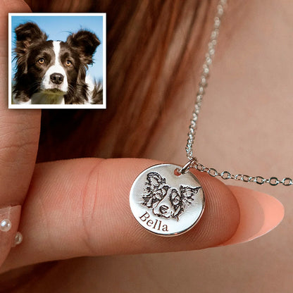 Collier personnalisé avec visage d’animal