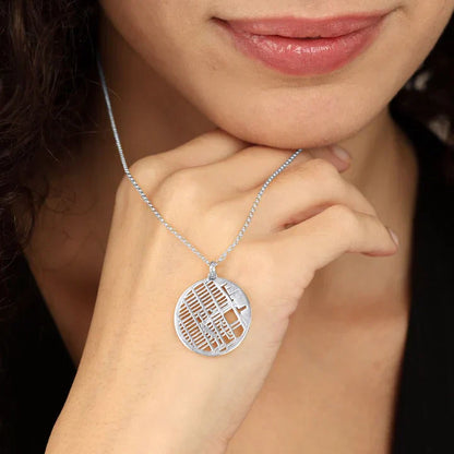 Collier personnalisé avec carte