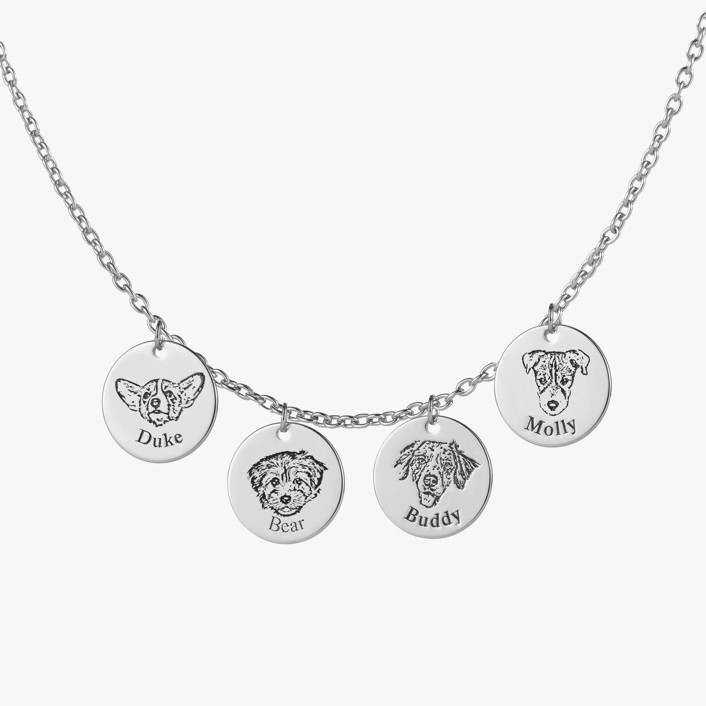 Collier personnalisé avec visage d’animal