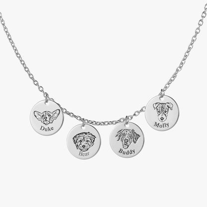 Collier personnalisé avec visage d’animal