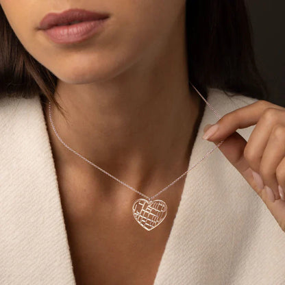 Collier personnalisé avec carte