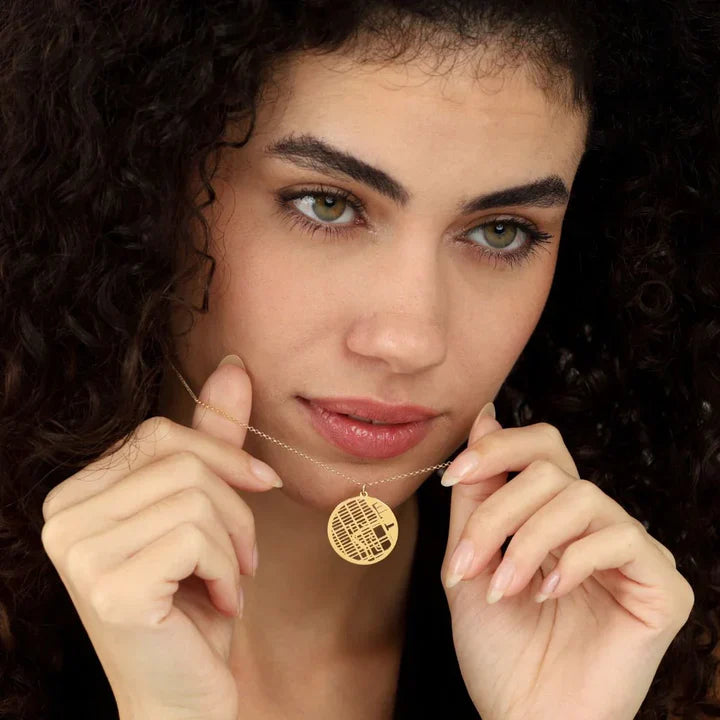 Collier personnalisé avec carte