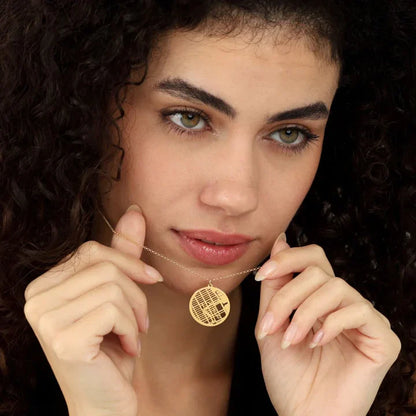 Collier personnalisé avec carte