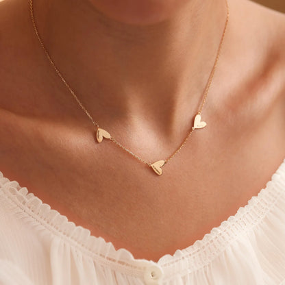 Collier personnalisé gravé en forme de cœur
