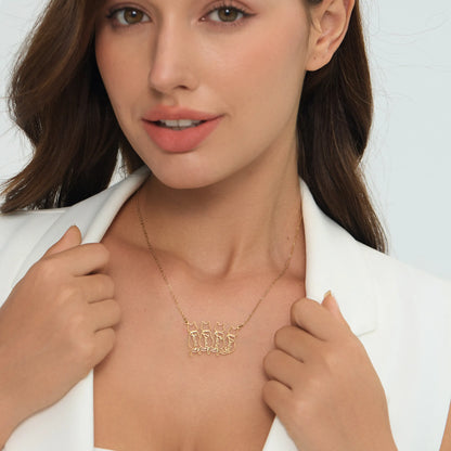 Collier personnalisé avec nom de chat