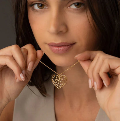 Collier personnalisé avec carte