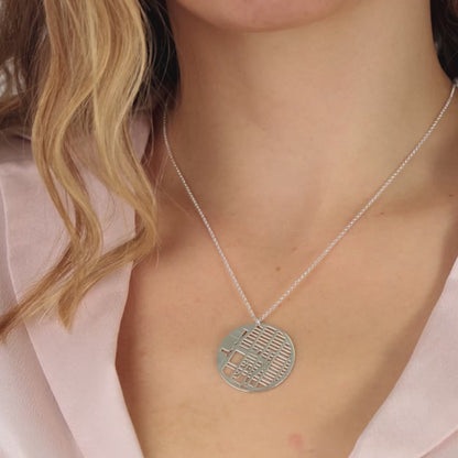 Collier personnalisé avec carte